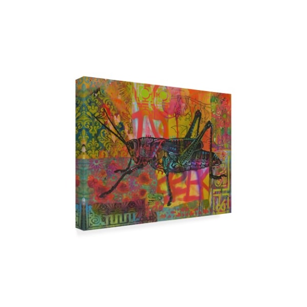 Dean Russo 'Grasshopper Stencil' Canvas Art,24x32